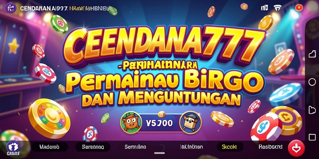 Tangkapan layar CENDANA777 menunjukkan suasana seru permainan Bingo.