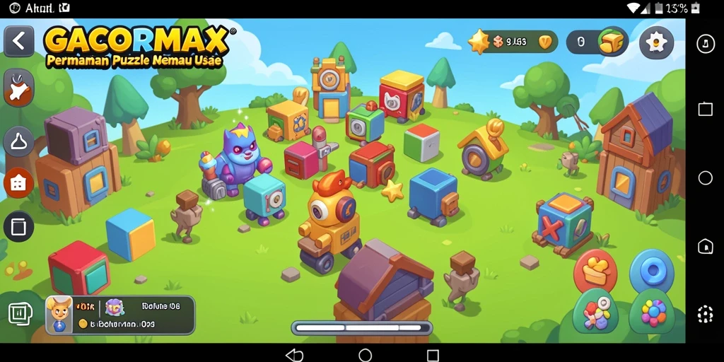 Tangkapan layar gameplay <strong>GACORMAX</strong> menampilkan tantangan Puzzle yang seru.