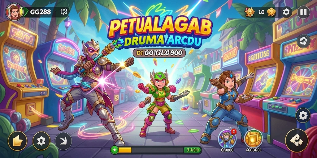 Tampilan seru saat bermain GG288 dengan gameplay Arcade yang menarik.
