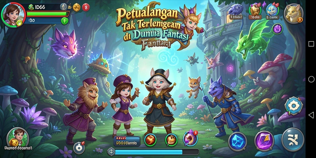 Screenshot gameplay ID66 menampilkan aksi petualangan yang mendebarkan.