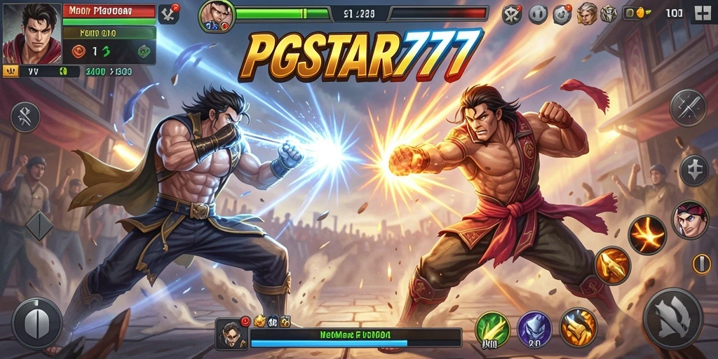 Gameplay menegangkan dengan karakter Fighting yang keren di PGSTAR777.