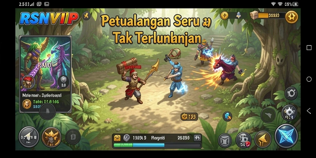 Screenshot gameplay RSNVIP dengan petualangan yang mendebarkan.