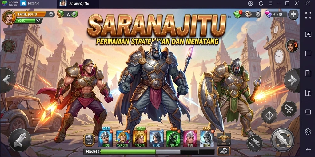 Tampilan gameplay SLG yang menegangkan dan strategis.