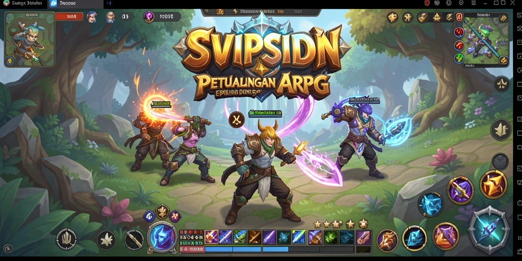Tampilan gameplay mendebarkan dalam SVIPSIDN yang penuh aksi.