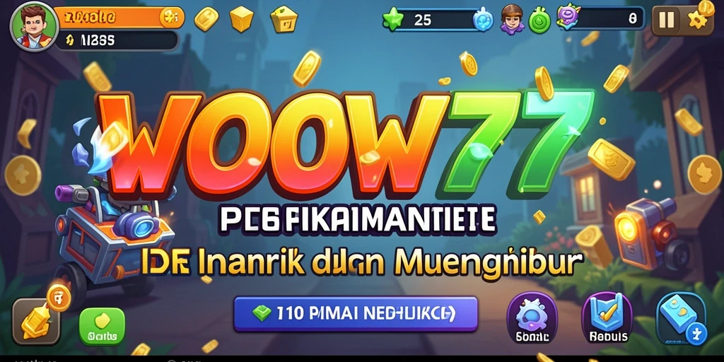 Tampilan gameplay WOW77 yang seru dan memikat dalam genre Idle.